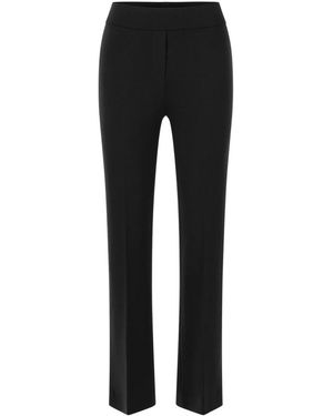 Rich & Royal Straight Trousers - Black