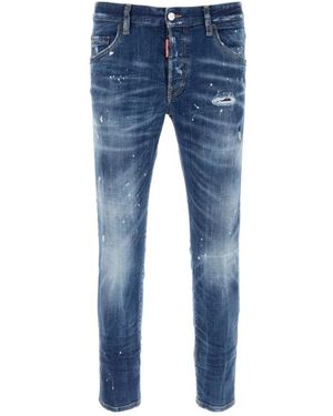 DSquared² Jeans ,Blauw ,Slim-Fit Jeans
