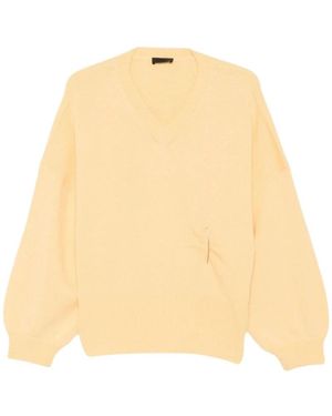 Liu Jo V-Neck Knitwear - Neutre