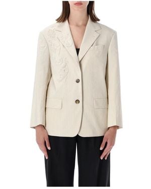Dries Van Noten Jassen ,Blazers - Naturel
