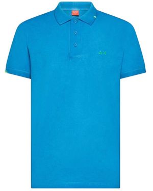Sun 68 Polo Shirts - Azul