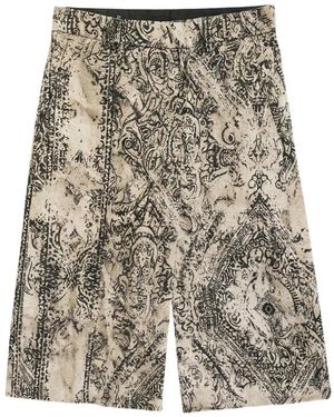 R13 Long Shorts - Grey