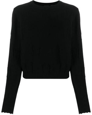 Pinko Round-Neck Knitwear - Negro