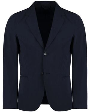 THE (Alphabet) Single-Breasted Twee-Knoop Jasje - Blauw