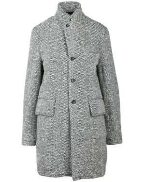 Comme des Garçons Single-Breasted Coats - Gris