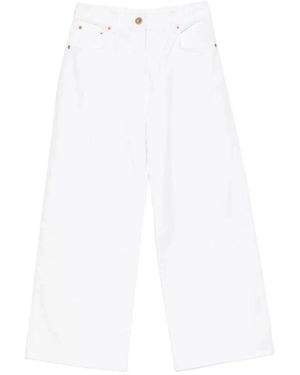 Aspesi Cropped Jeans - White