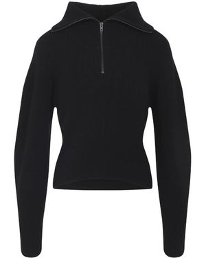 Lemaire V-Neck Knitwear - Zwart