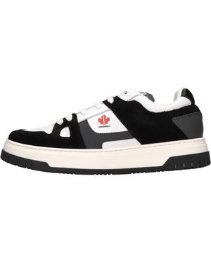 DSquared² Schoenen ,Veelkleurig ,Leer Sneakers - Zwart