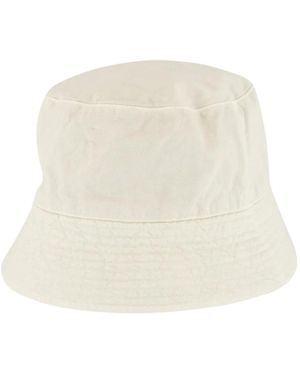 AURALEE Garment-Dyed Finx Chino Bucket Hat - Natur