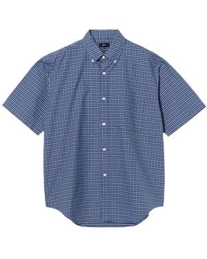 Beams Plus Short Sleeve Shirts - Azul