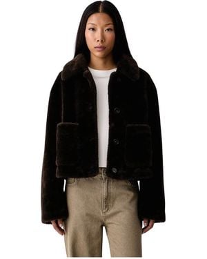 Marc O' Polo Faux Fur & Shearling Jackets - Negro