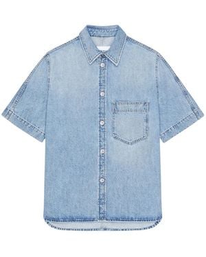 Givenchy Short Sleeve Shirts - Blau