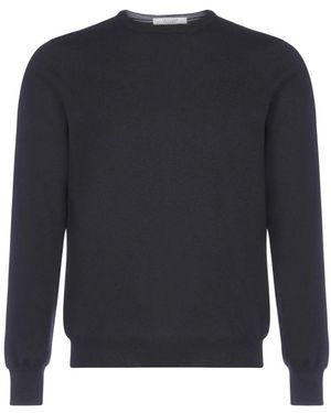 D4.0 Round-Neck Knitwear - Azul