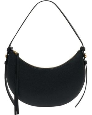 Tory Burch Tassen ,Zwart ,Leer Romy Half Moon Tas