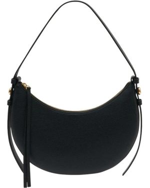 Tory Burch Tassen ,Zwart ,Leer Romy Half Moon Tas