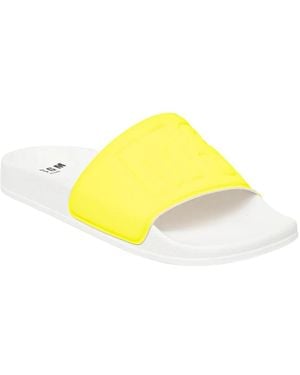MSGM Sliders - Jaune