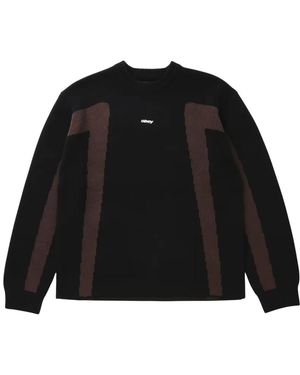 Obey Crew Neck Knit - Zwart