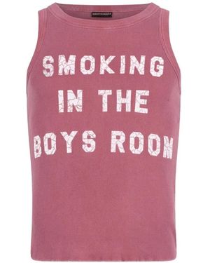 DSquared² Ribgebreide Mouwloze Top Met Ronde Hals - Roze