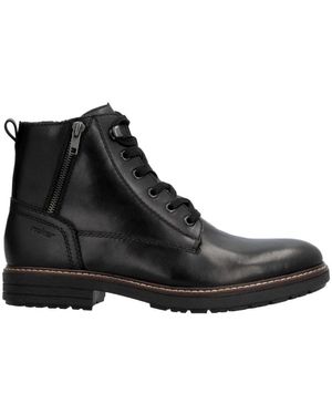 Rieker Lace-Up Boots - Black