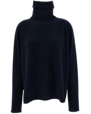 Casey Casey Truien & Vesten ,Blauw ,Kasjmier Chimney Seamless Trui