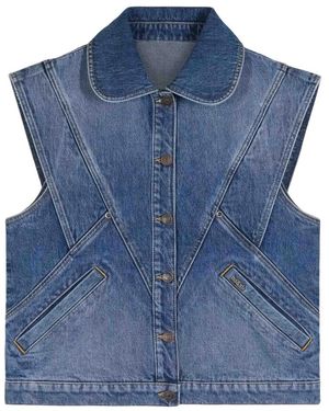 Ba&sh Jassen ,Blauw ,Katoen Blouson Max