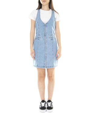 Levi's Kleedjes ,Blauw ,Denim Rio Denim Jurk