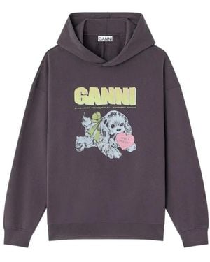 Ganni Hoodies - Purple