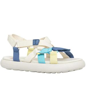 Camper Schoenen ,Veelkleurig ,Leer Twins Sandaal - Blauw