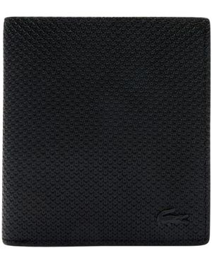 Lacoste Leder Kartenhalter Chantaco Schwarz