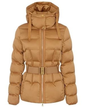 Elisabetta Franchi Winter Jackets - Marrón