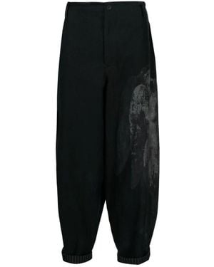 Yohji Yamamoto Wide Trousers - Black
