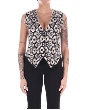 Akep Slim Buttoned Vest - Blauw