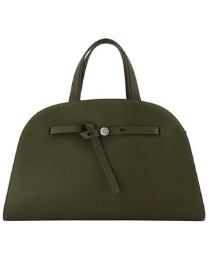 Tory Burch Tassen ,Groen ,Leer Romy Bauletto Handtas