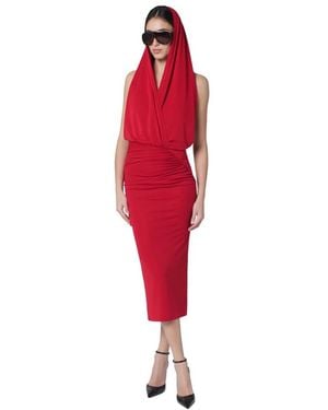 ANDAMANE Midi Dresses - Red