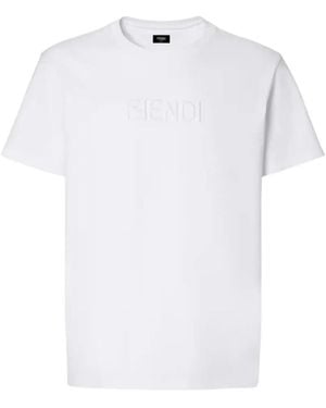 Fendi T-Shirts - Blanco