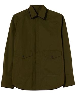 Plan C Overhemden ,Groen ,Camicia/L