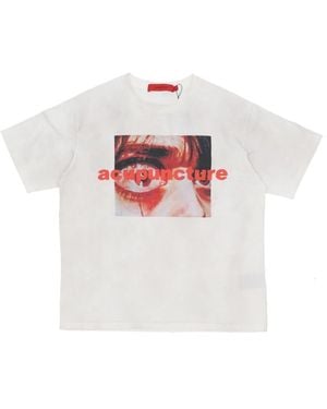 Acupuncture Eye Cry T-Shirt - Weiß