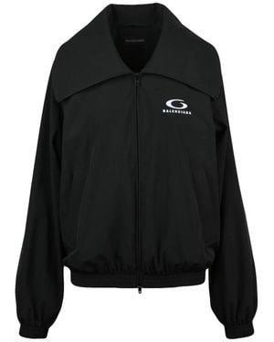 Balenciaga Felpa Over Con Zip - Zwart