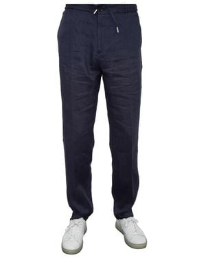 Etro Slim-Fit Trousers - Blu