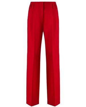 Genny Trousers > Straight Trousers - Rood