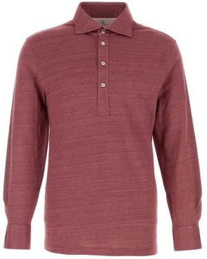 Brunello Cucinelli Polo Shirts - Red