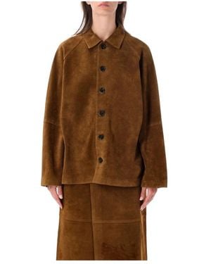 Studio Nicholson Leather Jackets - Marron