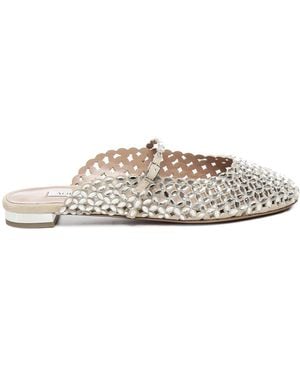 Aquazzura Mules - Metallic