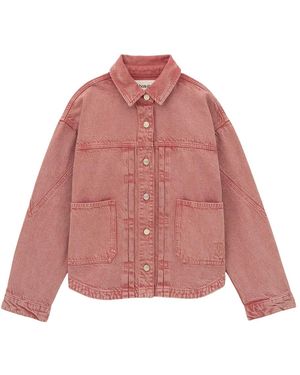 Ba&sh Jassen ,Roze ,Denim Runo Denim Jacket