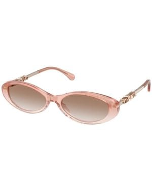 CHANEL Oval Sonnenbrille - Pink