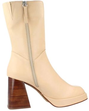Ángel Alarcón Heeled Boots - Neutro