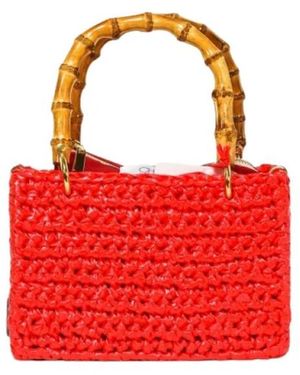 Chica Tassen ,Rood ,Mini Tas Van Polypropyleen