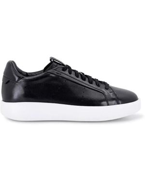 Santoni Trainers - Black