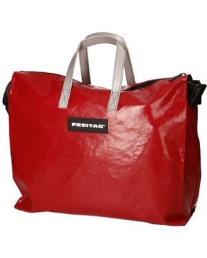 Freitag Tassen ,Rood ,Grote Crossbodytas Met Aanpasbaar Volume