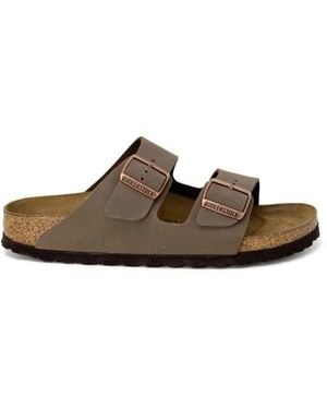 Birkenstock Sliders - Brown